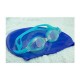 Swimming goggle jointless, silicon cap and ear plugs