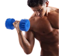 Body Maxx (4 Kg. X 2 = 8 Kg) PVC Dumbbells Weights, Exercise and Fitness Training Equipment for Home and Gym.