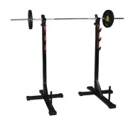 Body Maxx Multi-Function Squat Rack And Plate Stand Fully Adjustable Home Gym & Barbell Stand for Squat Equipment for Unisex.