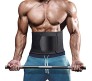 BODY MAXX Sweat Belt For Tummy Trimming Exercise And Fat Loss, Weight Loss For Both Men and Women. (BLACK)