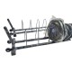 Body Maxx Weight Plate Rack with Transport Wheels for Home Gym.