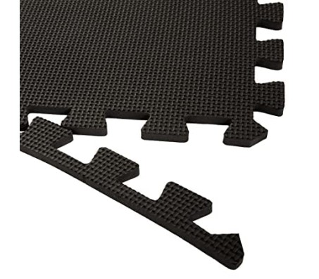 Body Maxx Exercise Mat with EVA Foam Interlocking and Protective Flooring for Gym Equipment