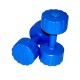 Body Maxx (5 Kg. X 2 = 10 Kg) PVC Dumbbells Weights, Exercise and Fitness Training Equipment for Home and Gym.