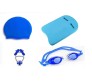 Body Maxx Swimming Combo Kit with Anti-Slip Swim Training Kickboard, Goggles, Silicone Cap, 2Pc Ear Plugs, 1Pc Nose Clip..