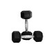 Body Maxx 4 kg x 2 Rubber Coated Professional Exercise Hex Dumbbells