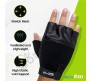 BODY MAXX High Elastic Wrist Support Leather Gym Gloves, Lightweight & Breathable, Non-Slip,Unisex, Heavy Duty for Powerlifting, Cross Training Workout.