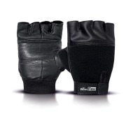 BODY MAXX High Elastic Wrist Support Leather Gym Gloves, Lightweight & Breathable, Non-Slip,Unisex, Heavy Duty for Powerlifting, Cross Training Workout.