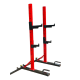 Body Maxx Heavy Duty Adjustable Squat Rack, Barbell Rack For Weight Lifting And Squat Stand Weight Lifting Bench Press With Portable Wheels.