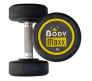 Body Maxx Rubber Coated Professional Round Dumbbells For Men And Women (10 KG x 2 pcs) For Home And Club Usage.