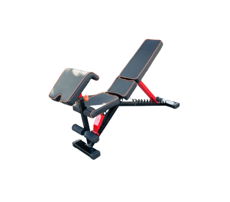 Body Maxx Multipurpose Weight Training Adjustable Bench With Preacher Curl 5 in 1 Along with 8 to 9 Adustments.