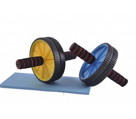 Body Maxx Ab Wheel Exerciser (Free Knee Mat)