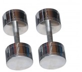 Chrome Steel Dumbells 10 KG X 2 PCS