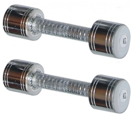 Chrome Steel Dumbells 4 KG X 2 PCS